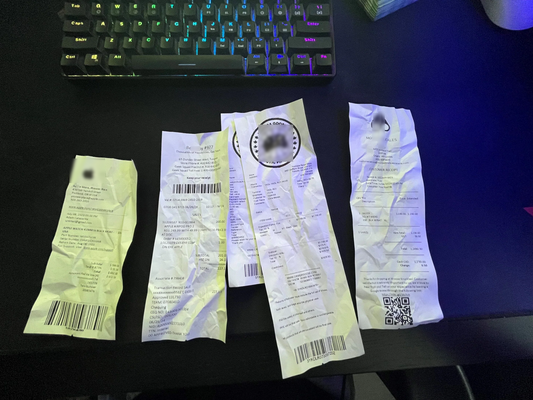 All Receipts/Templates